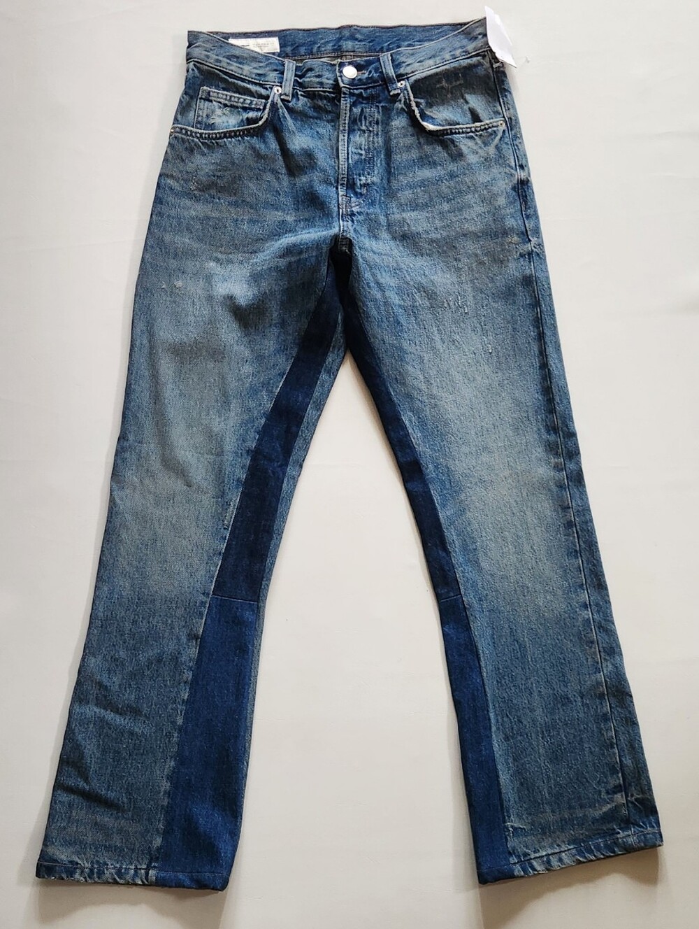 Vintage Two-Tone Blue Men's Jeans